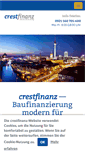 Mobile Screenshot of crestfinanz.de