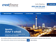 Tablet Screenshot of crestfinanz.de